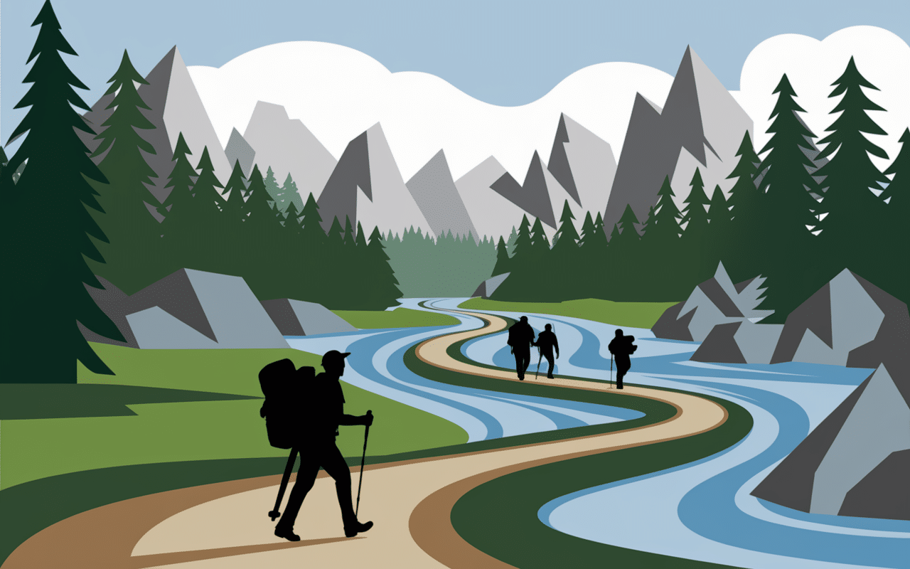 Sentier randonnée le long des gorges de la Restonica - tragone di a Restonica