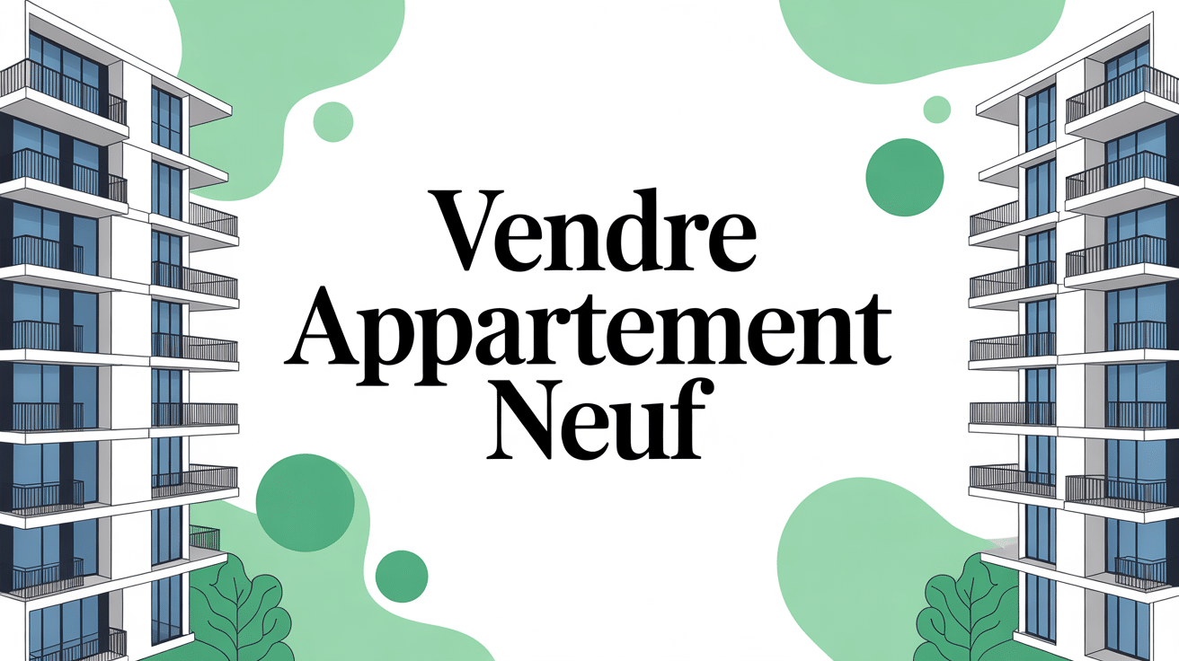 Vendre appartement neuf vue isométrique immeuble résidentiel