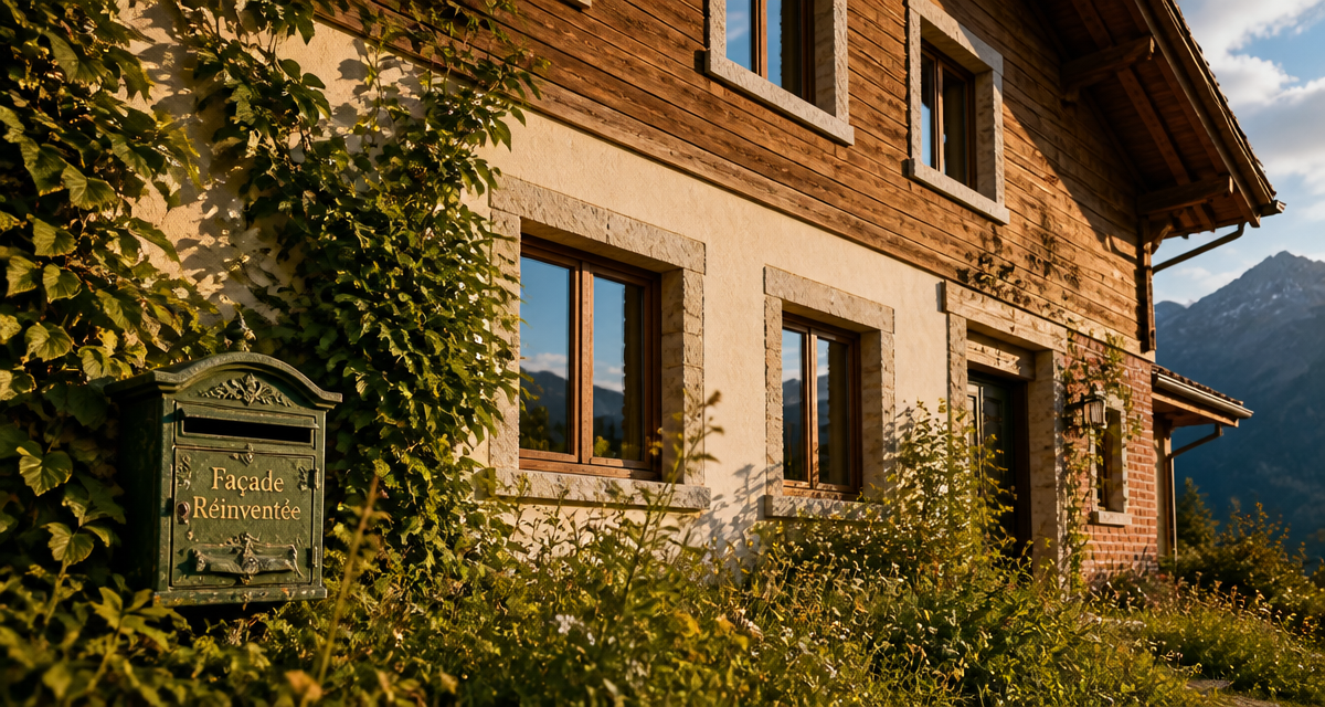solutions rénover ou embellir façade maison montagne rénovée