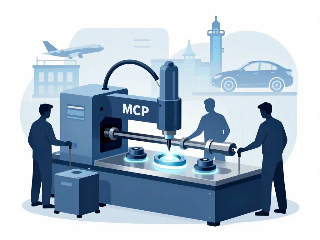 machine a frapper mcp utilisation secteurs industriels