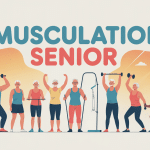 Musculation senior seniors pratiquant des exercices