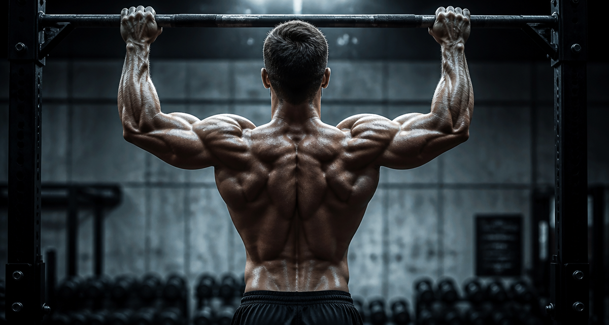dos musculation tractions barre fixe
