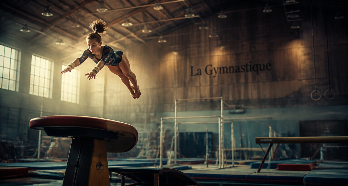 Expose sur la gymnastique gymnaste table de saut