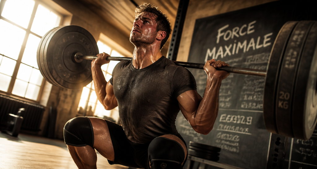 force musculation athlète squat
