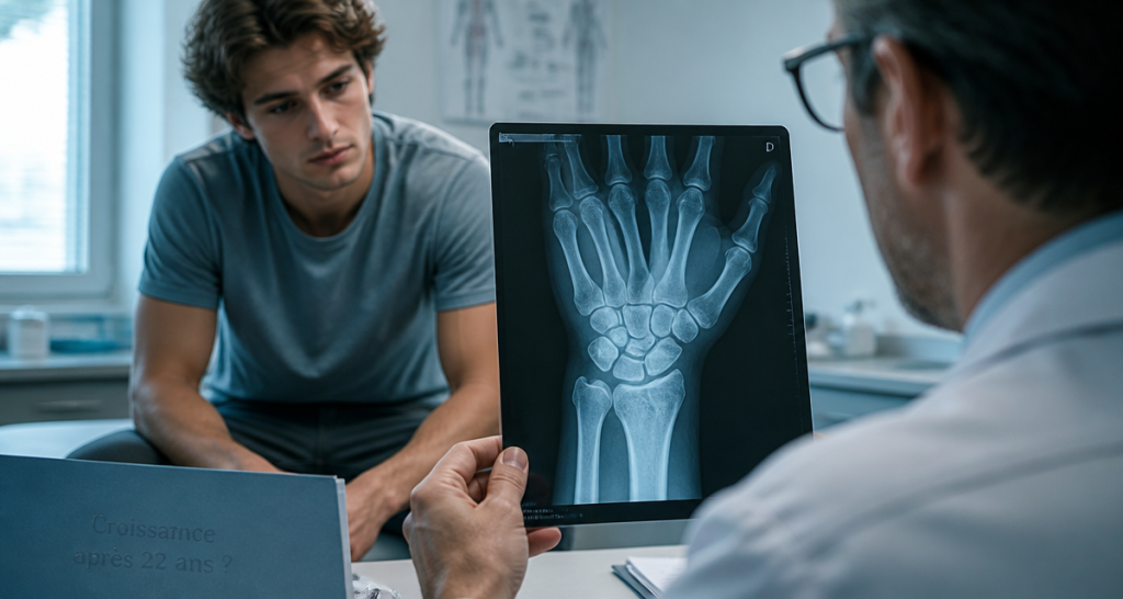 hormone de croissance pour grandir a 22 ans radiographie poignet
