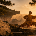moine shaoline posture kung-fu temple shaolin