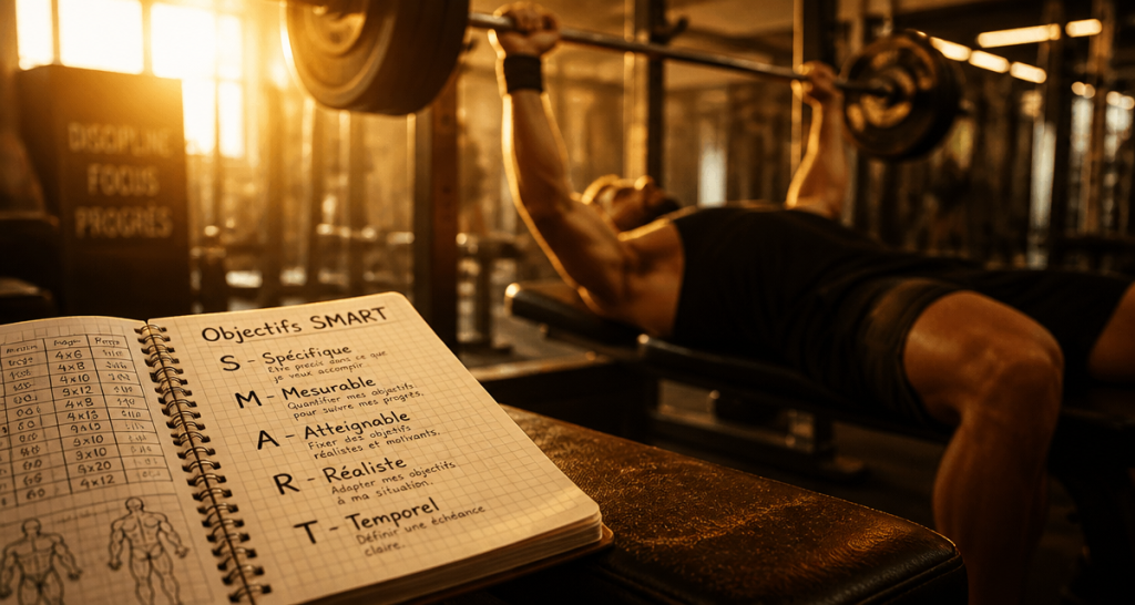 motivation musculation athlète carnet objectifs