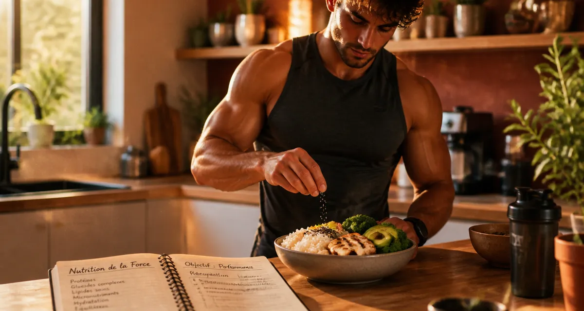 nutrition de la force bowl sportif
