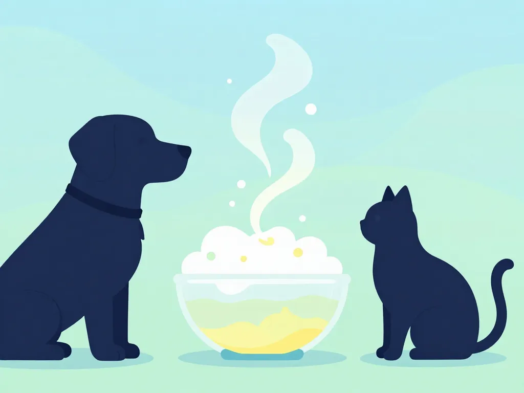 Vomi de la mousse explication chien chat