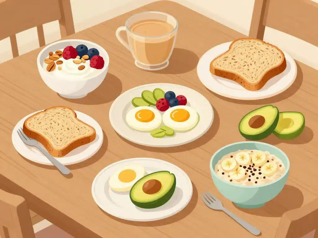 quel est le petit dejeuner ideal table options saines