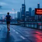 endurance fondamentale coureur urbain à l’aube