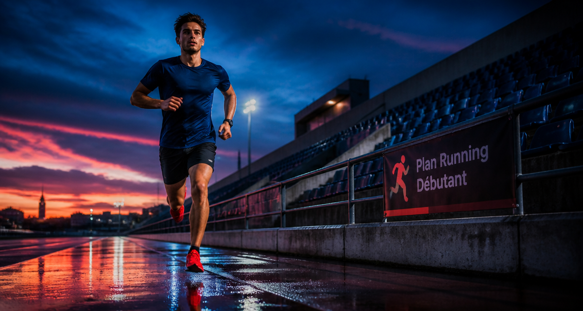 entrainement a la course coureur lever du soleil