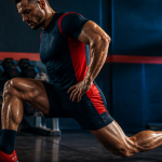 Renforcement musculaire course a pied fente sportive
