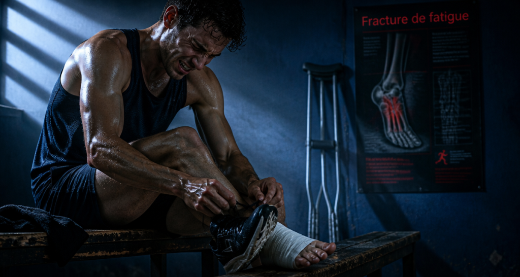 temps de guerison fracture de fatigue coureur blessé