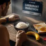 alimentation pour un marathon petit-déjeuner coureur