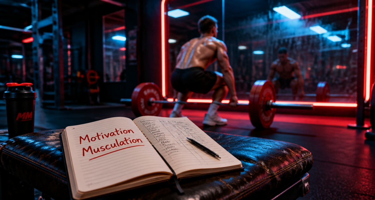 motivation musculation athlète carnet salle
