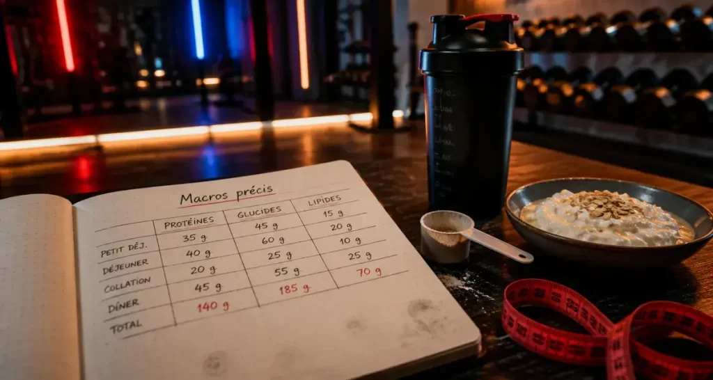 Nutrition pour la musculation : macros protéines et shaker de protéines