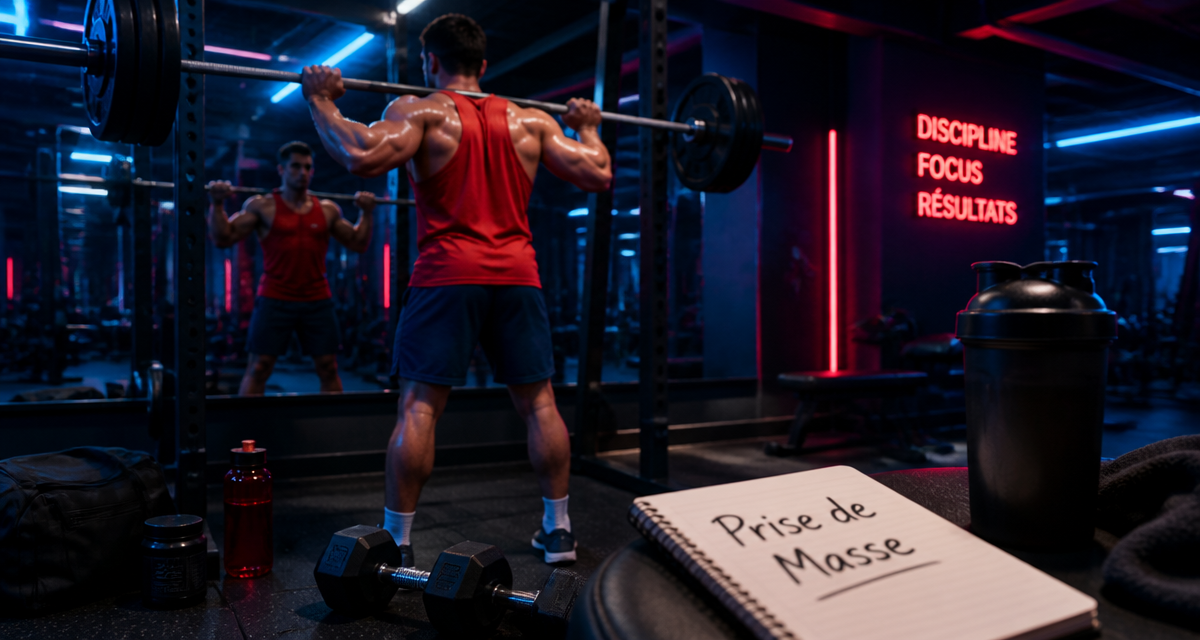 prise de masse musculaire homme salle de sport