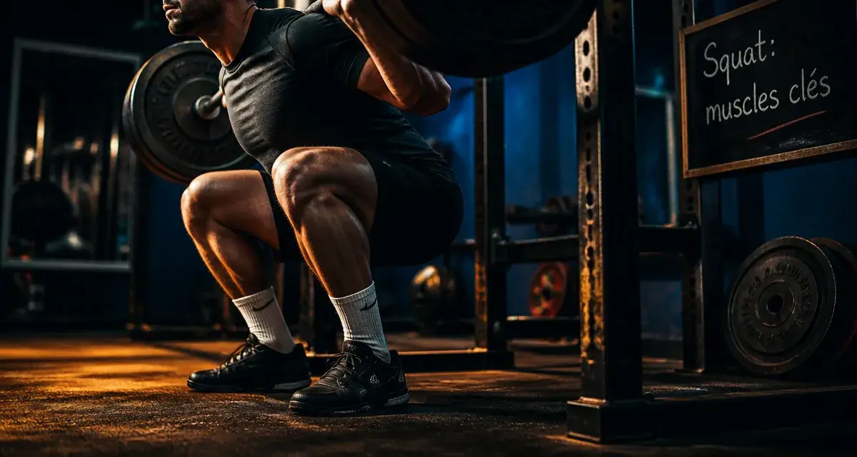 Quel muscle travaille les squat ? Quads, fessiers et ischios en position de squat