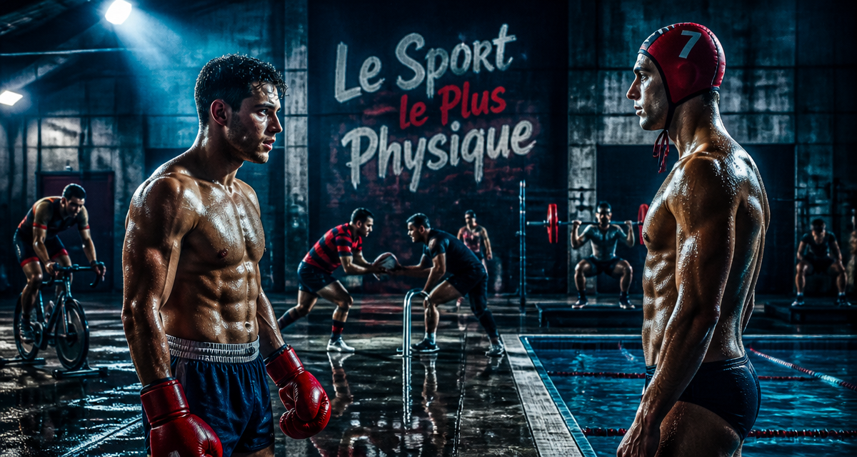 Quel sport est le plus physique boxeur nageur rugby cyclisme haltérophilie