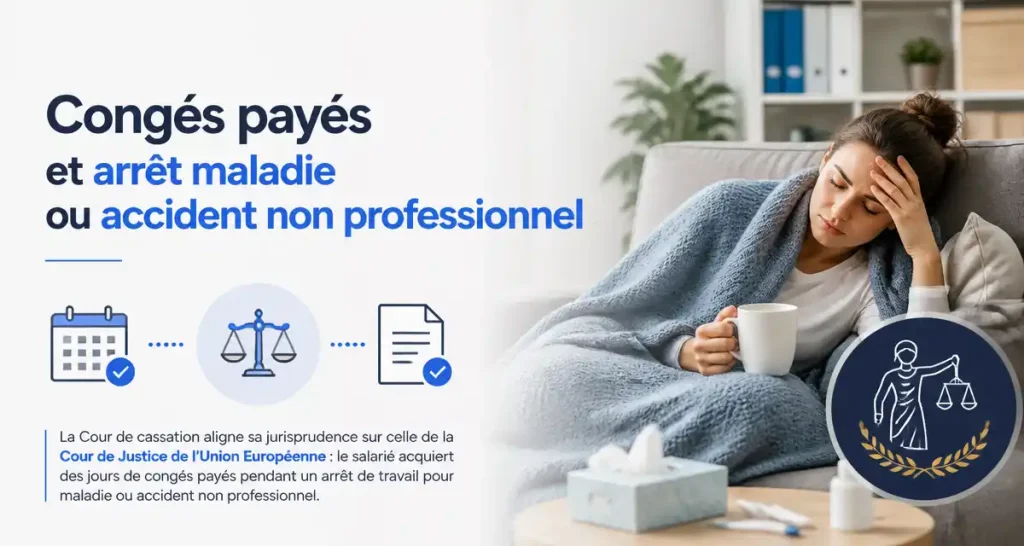 Congés payés et arrêt maladie ou accident non professionnel