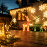 decoration noel exterieur jardin terrasse lanterne