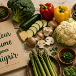 meilleur legume pour maigrir légumes frais sur table
