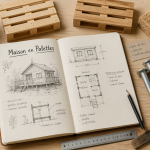 maison en palettes plans outils isolants