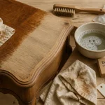 Comment enlever la cire sur un meuble : décirage du bois, laine d’acier et eau savonneuse