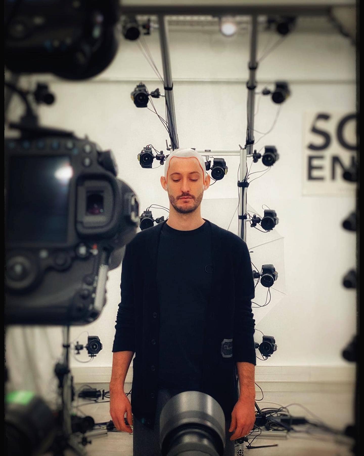 3D Human Scan Human 3D Scanning Session with French actor Pierre Niney