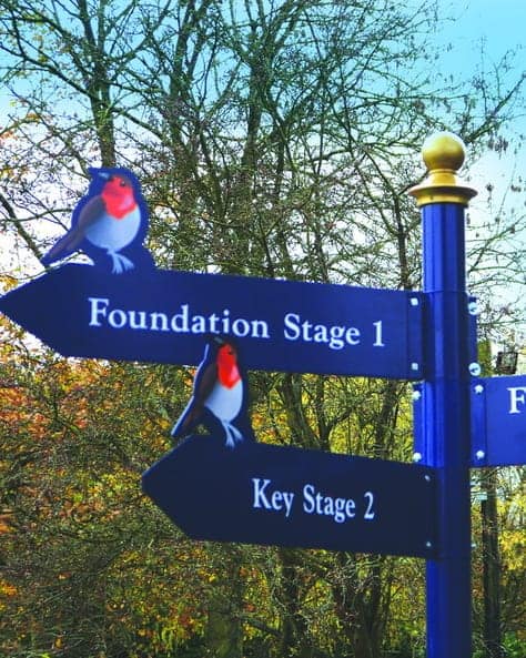 School Finger Post Signs