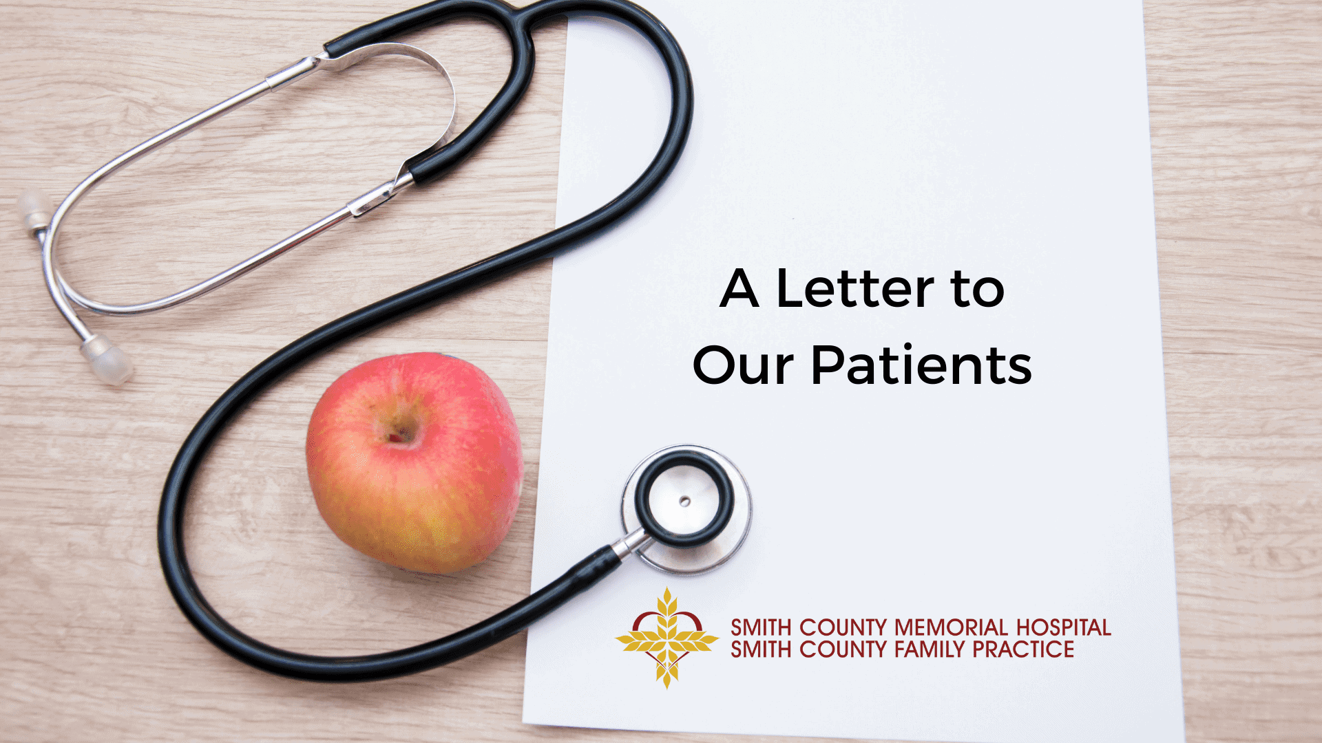 A Letter to Our Patients