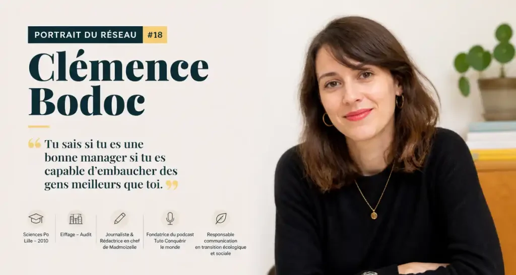 Portrait du réseau #18 – Clémence Bodoc