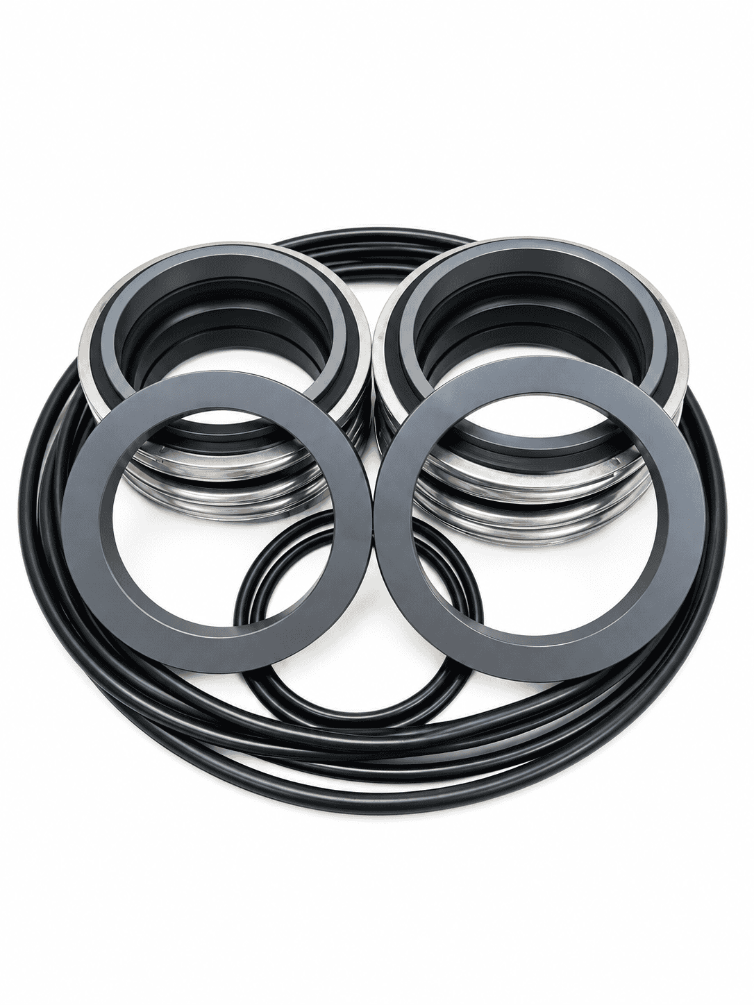 KSB Amarex KRTK 150-401 pump repair kit — 55mm and 65mm silicon carbide mechanical seals and O-ring kit