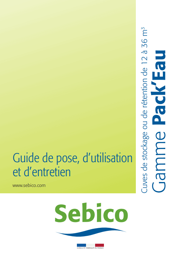 Cuve de stockage ou de rétention de 12 à 36 m3 Cuve de stockage ou de rétention de 12 à 36 m3