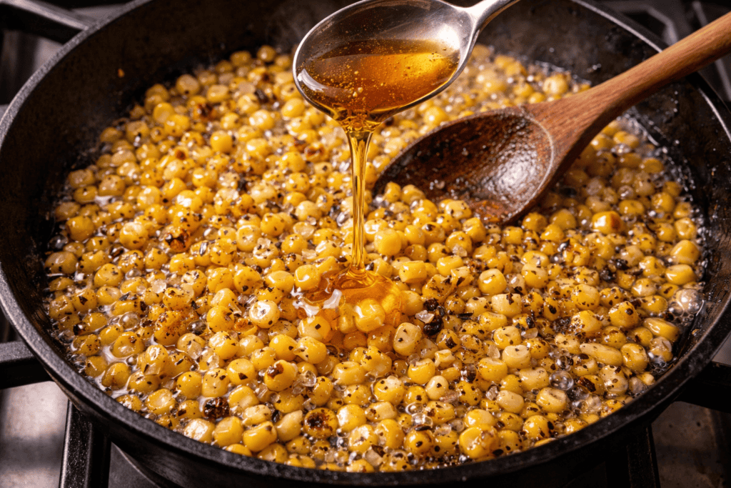 Add Honey and Seasoning