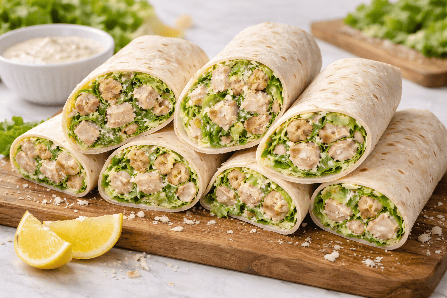 Chicken Caesar Salad Wrap