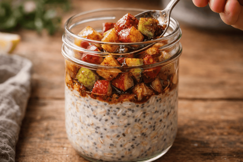 Layer the Oats and Apples