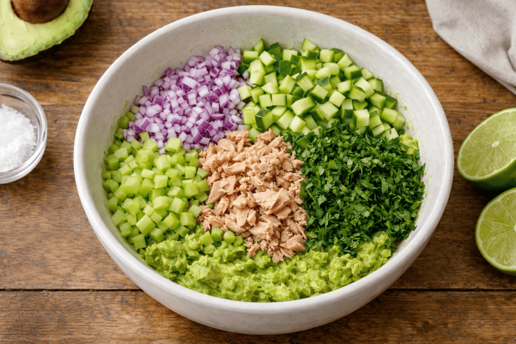 Mix in the Vegetables