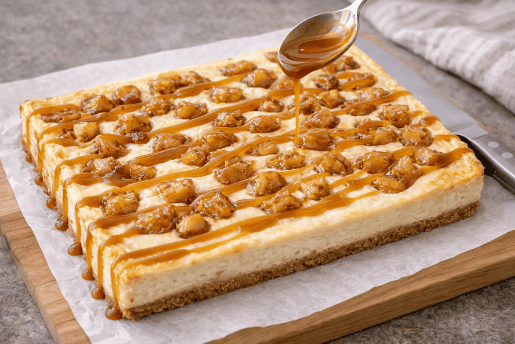 Add Caramel & Slice