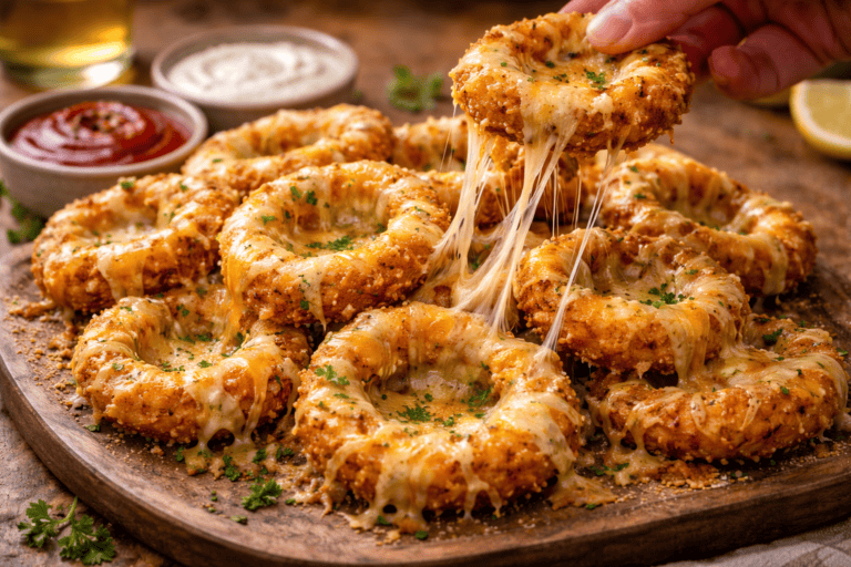 Cheesy Onion Ring Chips
