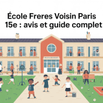 avis sur école polyvalente publique frères voisin paris illustration école cour