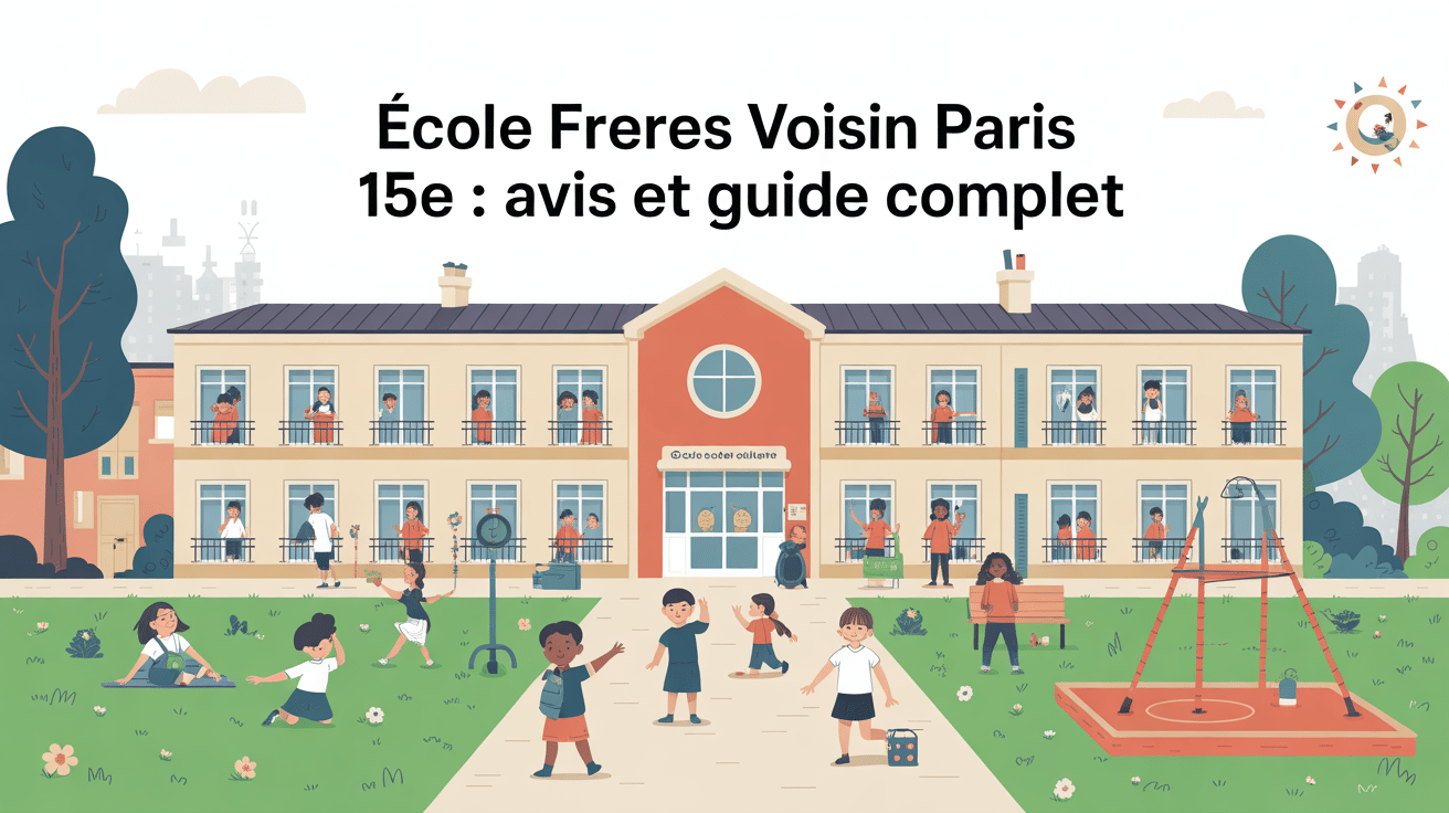 avis sur école polyvalente publique frères voisin paris illustration école cour