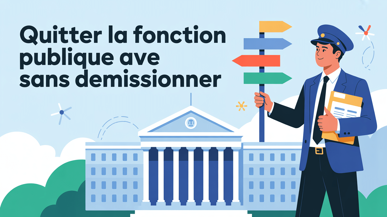 comment quitter la fonction publique sans démissionner illustration agent et choix