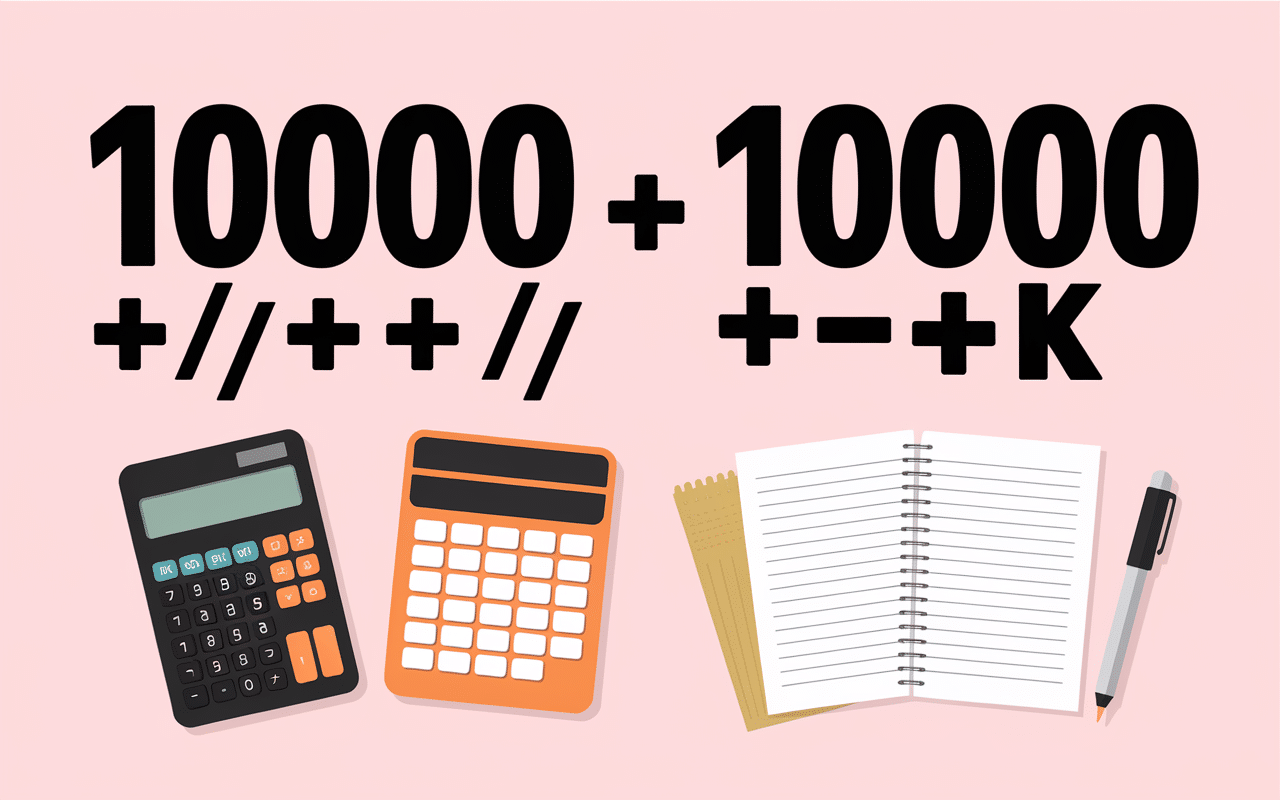 100k en chiffre conversion 100000 simplifié