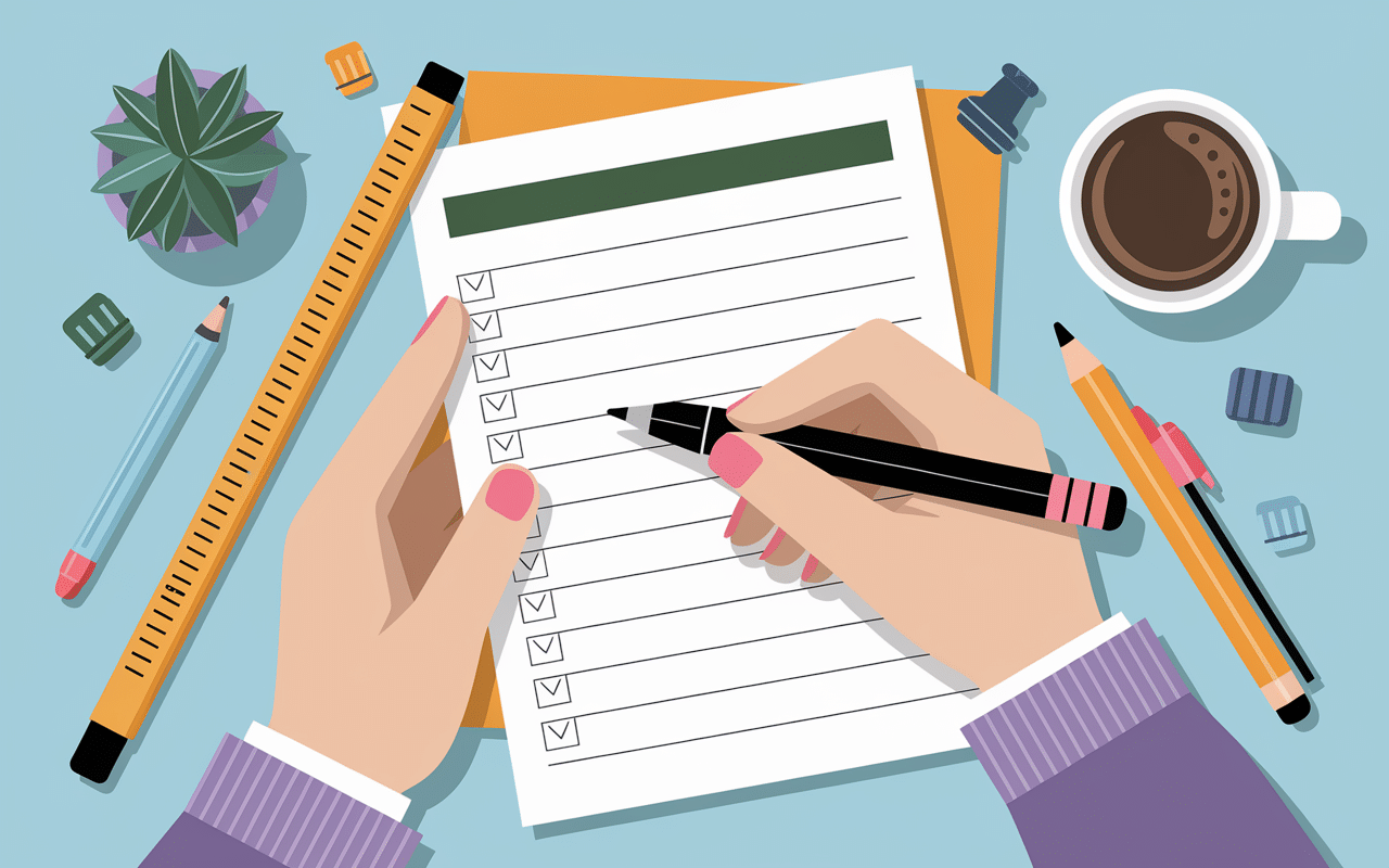 fiche d'activité vierge à personnaliser main formulaire