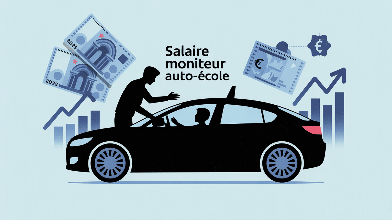 grille salaire moniteur auto-école 2024 moniteur élève euro graphique