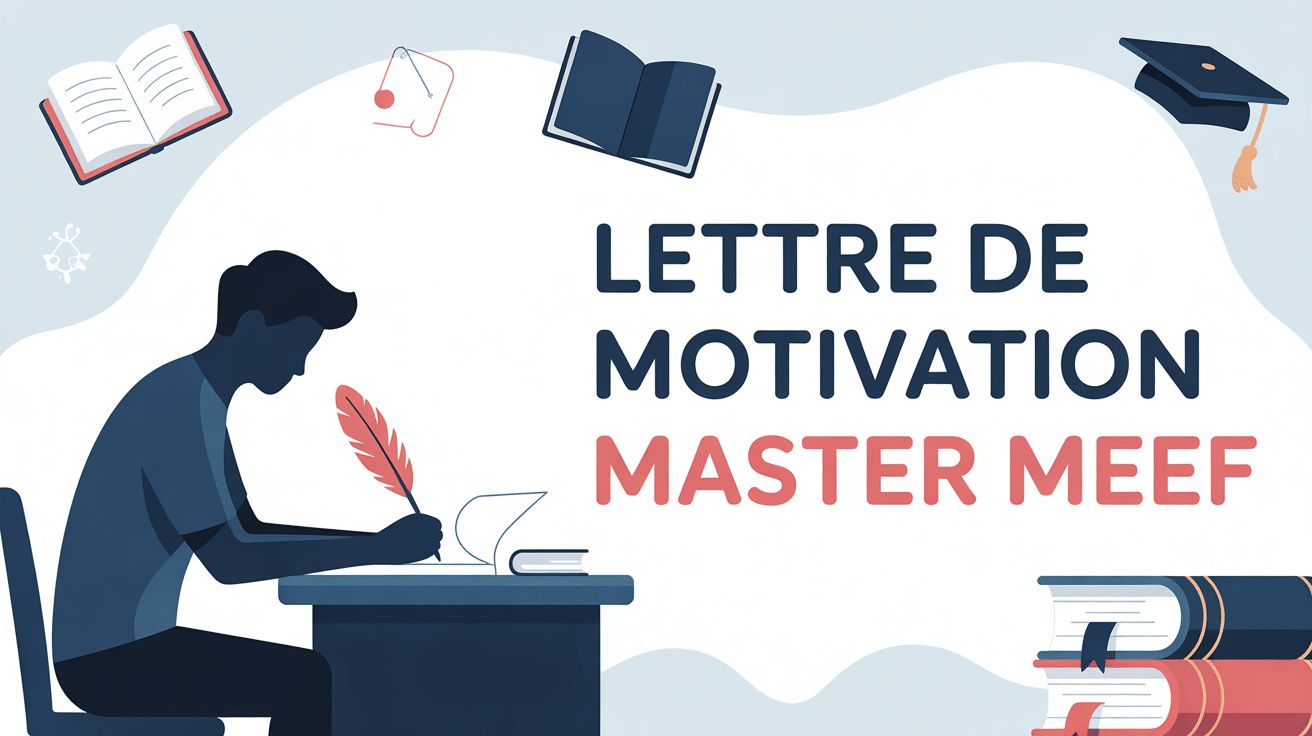 illustration lettre de motivation master meef étudiant plume