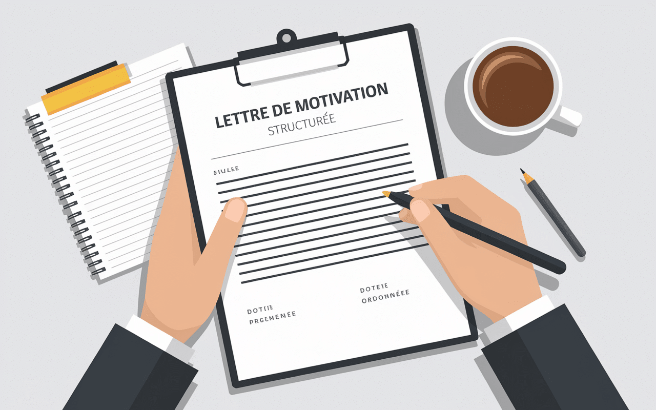 Structure lettre de motivation pompier volontaire bien présentée