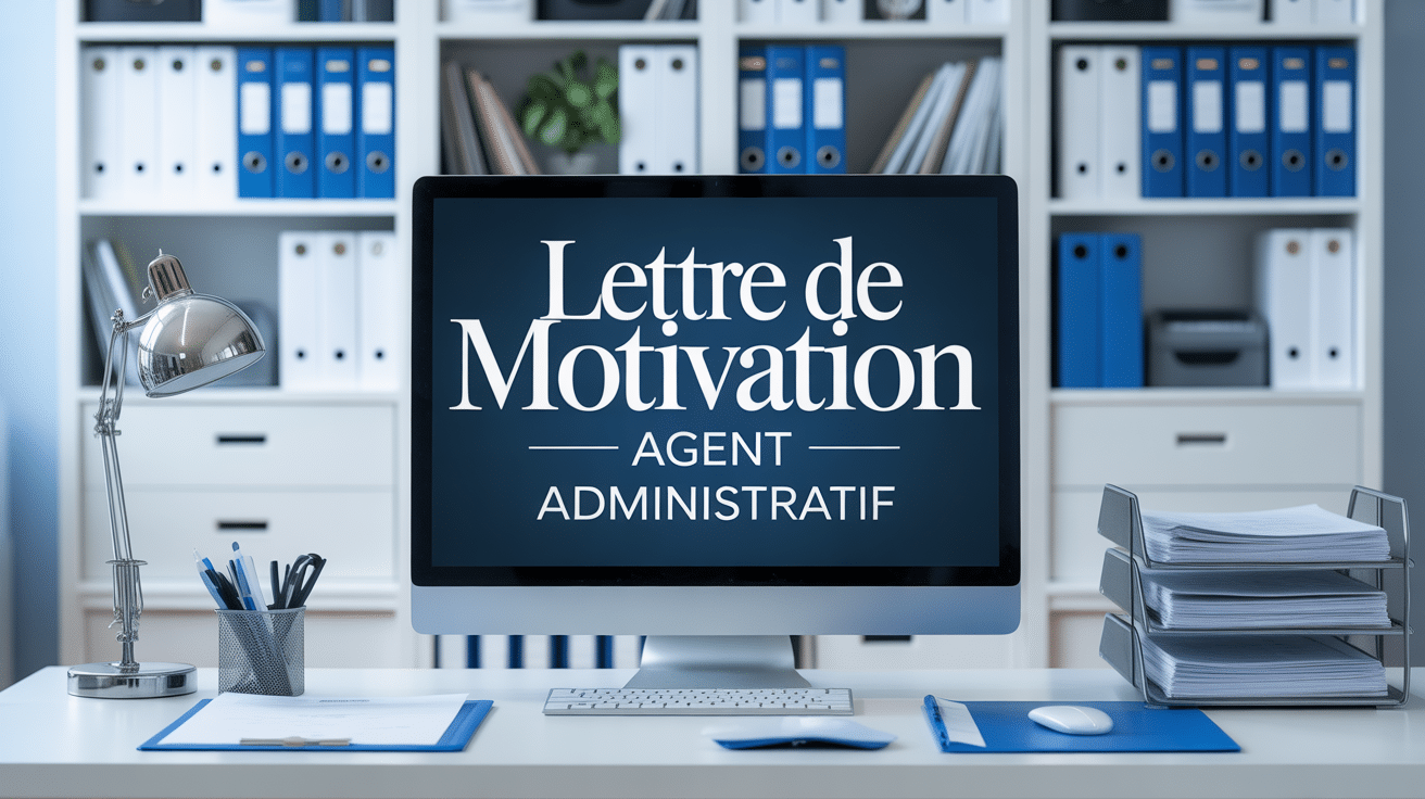 lettre de motivation pour agent administratif bureau ordinateur dossiers